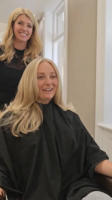 Strahlendes Blond