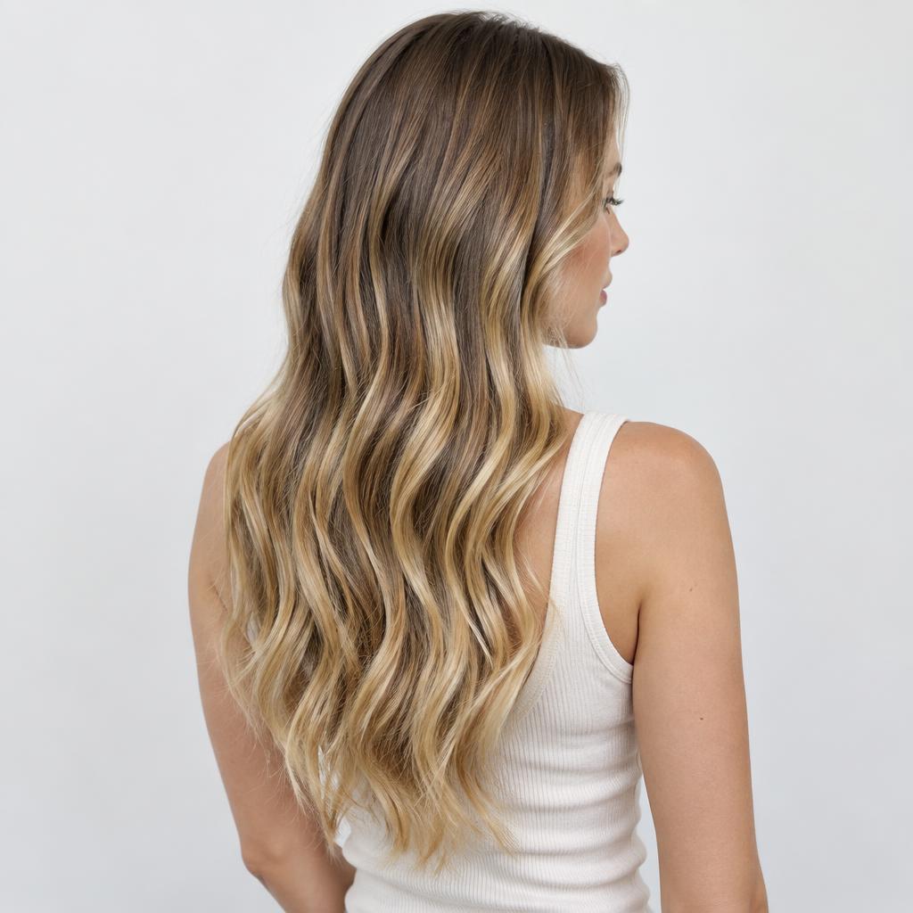Illustratives Beispiel für Balayage: Weiche Farbverläufe