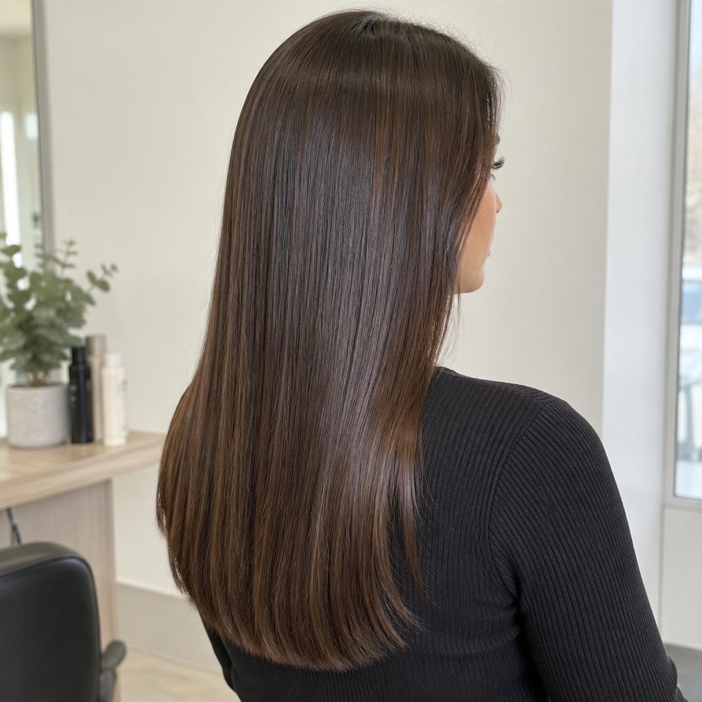 Illustratives Beispiel für Blowdry and Style: Glattes Finish