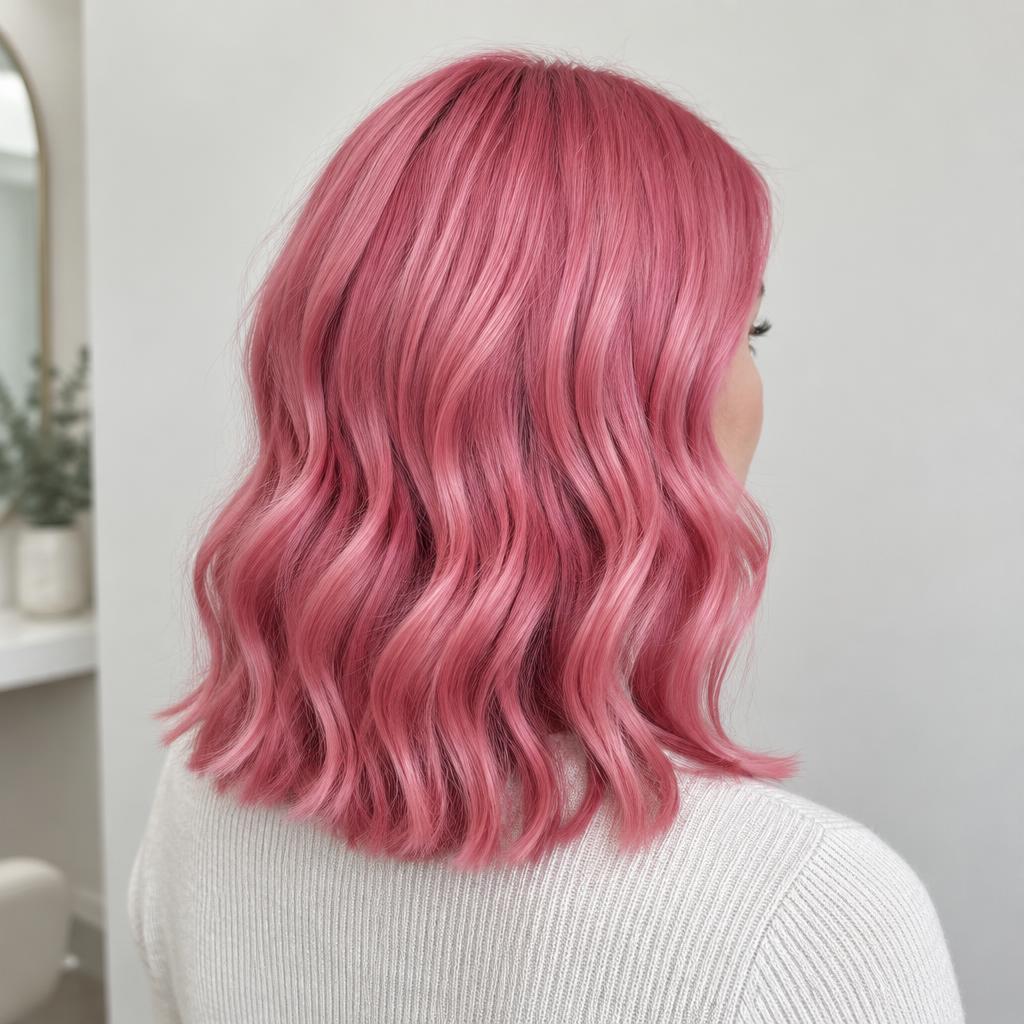 Illustratives Beispiel für Colouring: Rosiges Pink